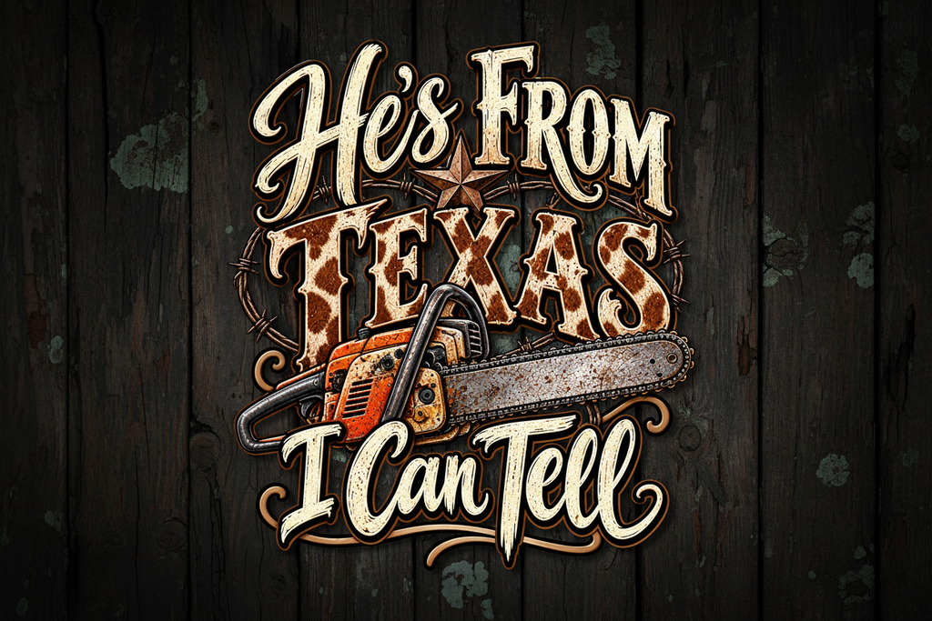 He's From Texas I Can Tell Halloween Tee